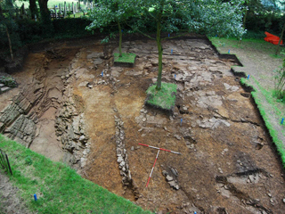 Click to enlarge image of Trench 51 taken from the tower